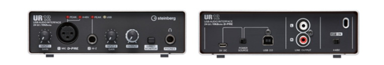 兼容iPad/Mac/PC，实现高品质录音的Steinberg USB音频接口UR12发布