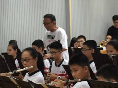 千赢国际示范乐团茂名第九小学管乐团大师班活动成功举办