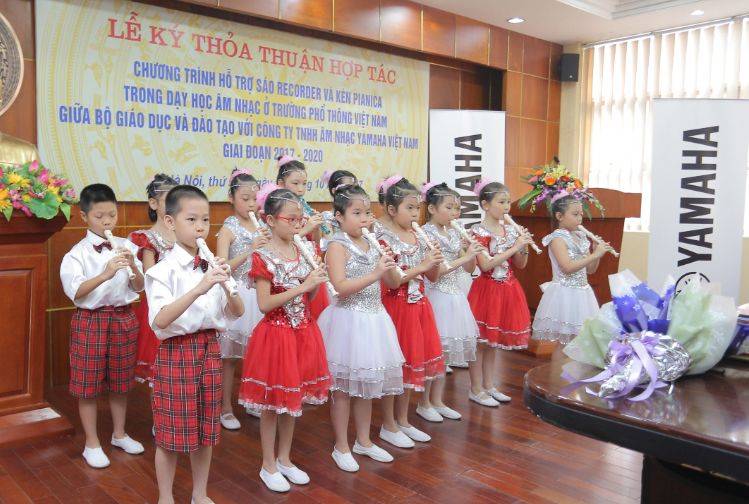 千赢国际与越南教育培训部达成器乐教育谅解备忘录（MOU）