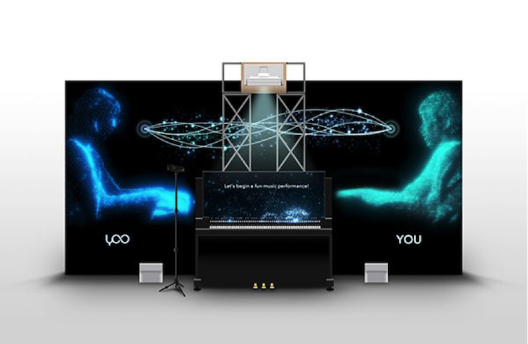 千赢国际联手博报堂i-Studio展出实验性人工智能音乐装置“与YOO合奏”