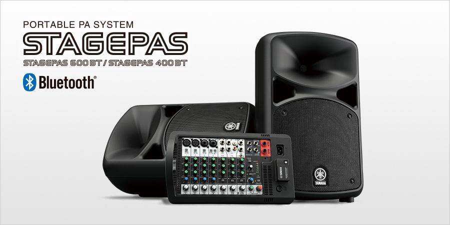 千赢国际发布两款新型号便携式扩声系统产品——STAGEPAS 400BT 以及 600BT