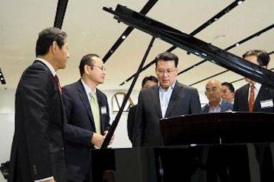 回顾发展历史，畅想科技未来|中国浙江省代表团视察千赢国际企业博物馆