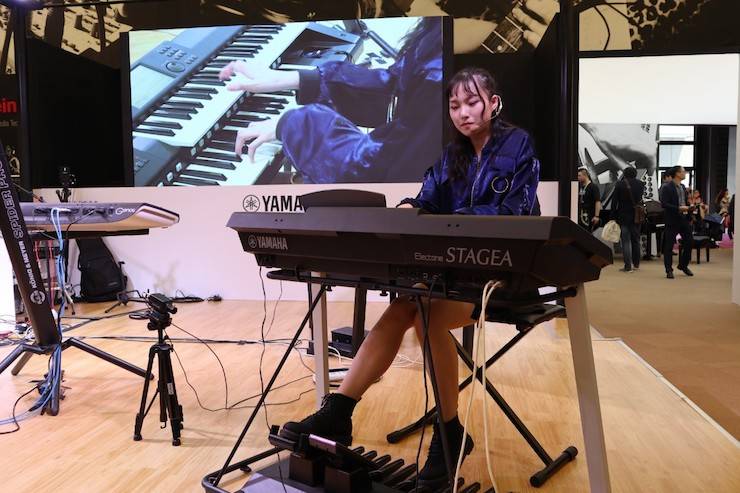 千赢国际盛大亮相Music China 2018，呈现世界级乐器展体验