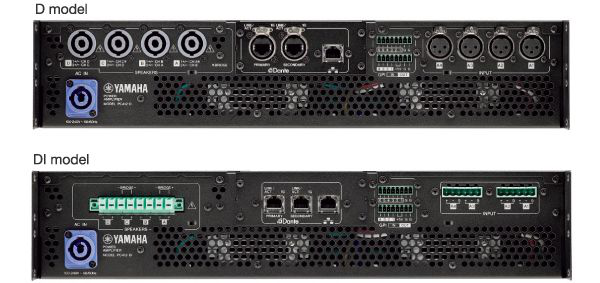 新型网络功放PC系列D/DI型号：通过集成强大的矩阵功能和Dante连接方式，提供高灵活性和可扩展性