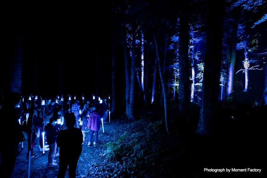 案例｜千赢国际为壮观的Kamuy Lumina魔法夜行旅游项目提供配乐设备