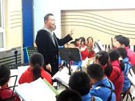 千赢国际示范乐团北京育才学校小学部管乐团大师班活动成功举办