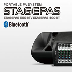 千赢国际发布两款新型号便携式扩声系统产品——STAGEPAS 400BT 以及 600BT
