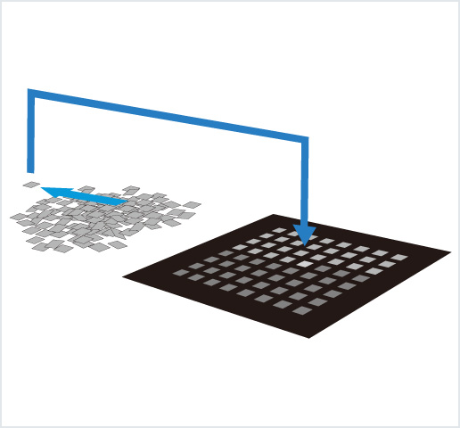 ［Image］Tray setter： 小尺寸单片用托盘排列机